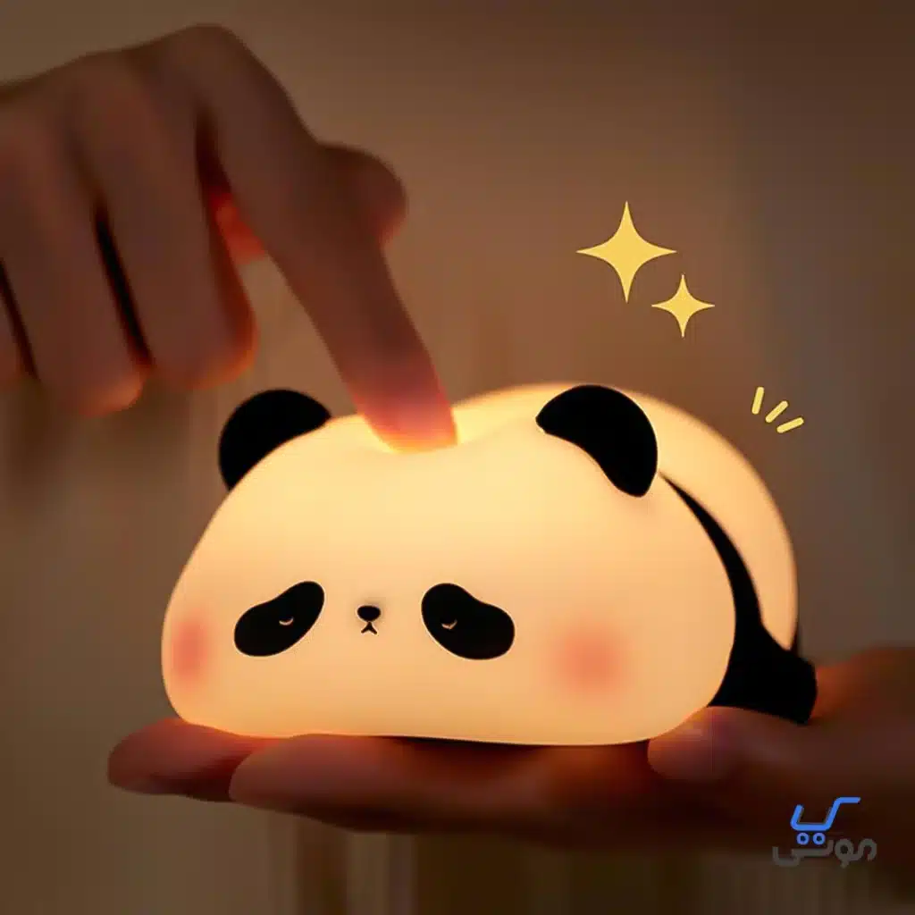 چراغ خواب سیلیکونی پاندای خسته