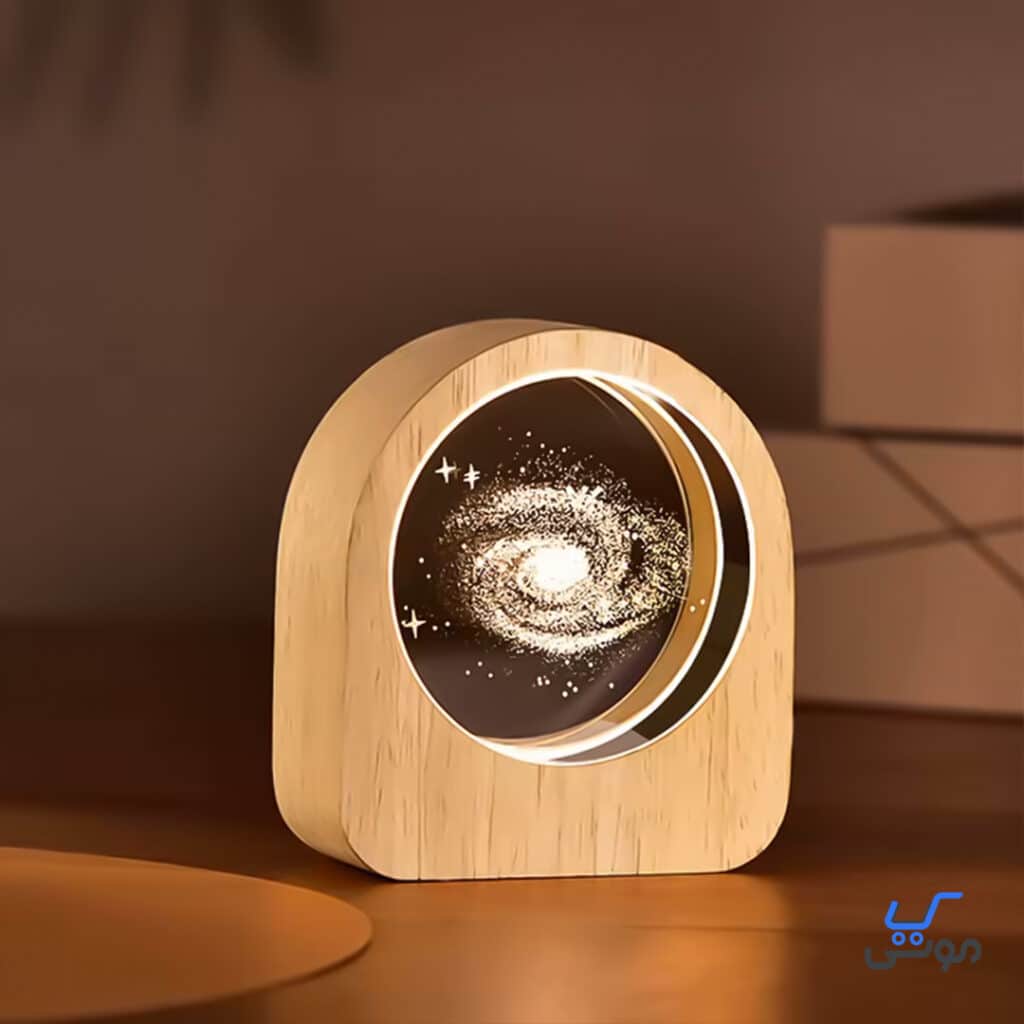 چراغ خواب شیشه ای کهکشانی