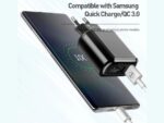 شارژر دیواری تایپ سی و یو اس بی فست شارژ 20 وات مک‌دودو Mcdodo CH-717 USB-C/USB-A LED Adapter