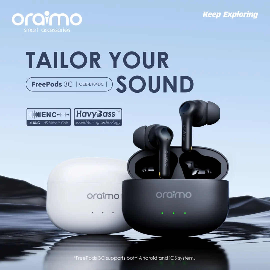 هندزفری بلوتوث اورایمو مدل Oraimo FreePods 3C