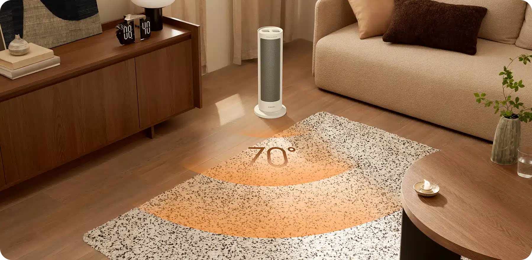 هیتر رومیزی هوشمند شیائومی آنالوگ مدل – Xiaomi Fan Heater LSNFJ03ZMEU