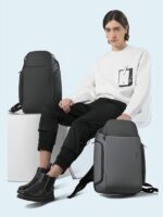 کوله پشتی مسافرتی طرح چمدان لپ تاپ 15.6 اینچ ضد آب یو اس بی دار بنج BANGE BG-7277