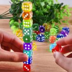 تاس شفاف اکریلیک بسته 45 عددی مدل Boxed