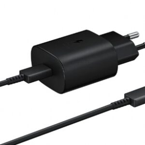 شارژر اصلی سوپرفست 25 وات سامسونگ با کابل تایپ سی Samsung Travel Adapter Charging EP-TA800 25W
