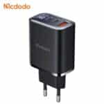 شارژر دیواری تایپ سی و یو اس بی فست شارژ 30 وات مک دودو CH-218