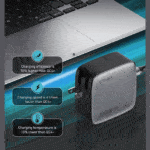 شارژر دیواری شارژ سریع 100 وات USB و Type-C الدنیو  Q408