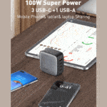 شارژر دیواری شارژ سریع 100 وات USB و Type-C الدنیو  Q408