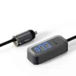 شارژر فندکی فست شارژ تایپ سی 100 وات پرووان PCG23