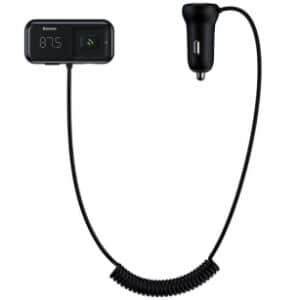 شارژر فندکی فست شارژ ماشین با قابلیت پخش موسیقی و تماس بیسوس CCMT-E01