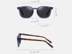 عینک آفتابی زنانه پولاریزه karen bazaar LY2286 polarized sunglasses