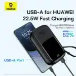پاور بانک 10000 تایپ‌سی و USB بیسوس Baseus P10067100112 PPQDP10 با کابل متصل تایپ سی