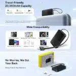 پاور بانک 20000 باسئوس Baseus اصل 22.5 وات مدل PPBD2P-2022 با کابل