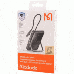 پاور بانک بی سیم 10000 فست شارژ 15 وات تایپ سی  20 وات مک دودو MC-181 PD 20W