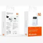 پاوربانک 10000 تایپ‌سی و USB-A توان 22.5 وات مک‌دودو MCDODO MC-324 با کابل تایپ‌سی متصل و نمایشگر دیجیتالی