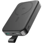 پاوربانک وایرلس مگنتی 15 وات، Type-C و USB فست شارژ 22.5 وات 10000 جویروم JR-PBM11