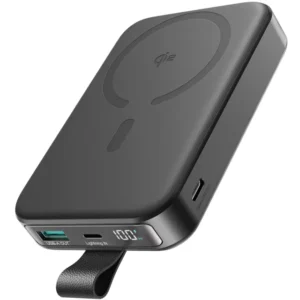 پاوربانک وایرلس مگنتی 15 وات، Type-C و USB فست شارژ 22.5 وات 10000 جویروم JR-PBM11