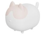 چراغ خواب فانتزی شارژی رومیزی Cute cat silicone pat lamp induction dimming M21