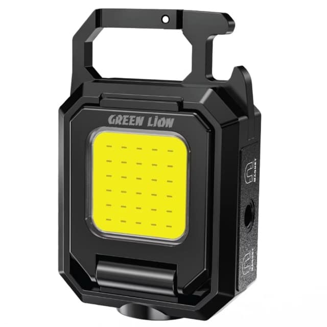 چراغ قوه گرین لاین Green Lion اصل مدل GL-FL9 تاشو و چندکاره