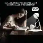 چراغ مطالعه و شارژر وایرلس 15 وات رومیزی اسپیکر دار