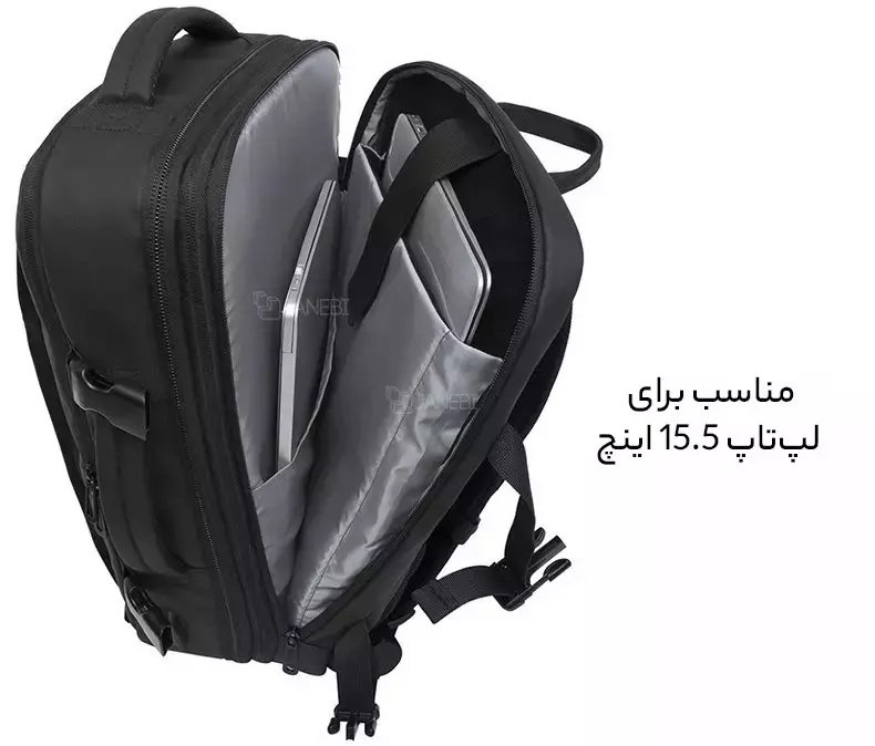 کوله پشتی مسافرتی یو اس بی دار لپ تاپ 15.6 اینچ بنج BANGE BG-1908 22L