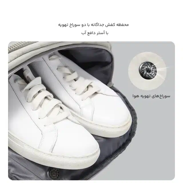 کوله پشتی مسافرتی، ورزشی و لپ‌تاپ 15.6 اینچ بنج BANGE BG-8121 با ظرفیت بزرگ و طرح چمدان