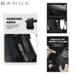 کوله پشتی مسافرتی، کوهنوردی و لپ‌تاپ 15.6 اینچ ضدآب بنج BANGE FW-226 با ظرفیت 22 لیتر