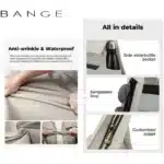 کوله‌پشتی لپ‌تاپ 15.6 اینچ و آیپد 12 اینچ ضدآب 21.6 لیتر بنج BANGE BG-3126