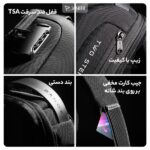 کیف کراس بادی ضد سرقت دارای پورت USB بنج BANGE BG-22085
