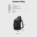 کیف کراس بادی ضدآب بنج BANGE FW-228