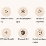 اسپیکر بلوتوثی مدل MOON light طرح گرامافون