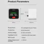 تستر سوکت برق هوشمند شیائومی Xiaomi اصل مدل ST-2 سه شاخه