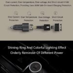 شارژر فندکی فست شارژ شیائومی Xiaomi اصل مدل MDY-16-ER توان 100 وات