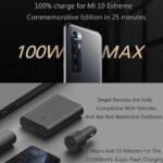 شارژر فندکی فست شارژ شیائومی Xiaomi اصل مدل MDY-16-ER توان 100 وات