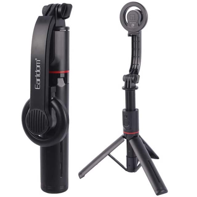 مونوپاد سه پایه دار بلوتوثی ارلدام با چرخش 360 درجه ET-ZP31