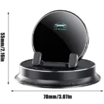 هولدر موبایل اتوماتیک چرخشی 360 درجه قابل شارژ داخل خودرو A9
