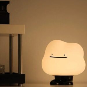 چراغ خواب کارتونی  طرح ابر night light silicone cloud USB rechargeable table lamp HL-24