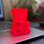 چراغ شمعی طرح خرس قلبی - تصویر 3