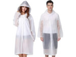 پانچو بارانی ضدآب شفاف با قابلیت استفاده مجدد Reusable EVA Rain Poncho - Image 14