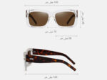 عینک آفتابی زنانه پولاریزه karen bazaar LY2313 New 1.1 polarized mirror women's sunglasses - Image 22