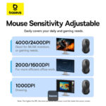 موس بی سیم دو حالته بیسوس B01055505111-01 BS-F02 - Image 7
