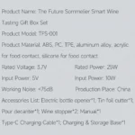 ست درب بطری بازکن برقی هوشمند ساکِل‌ جوی Xiaomi Circle Joy مدل TFS-001 همراه با پایه - Image 20