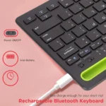 کیبورد بی‌سیم شارژی با استند موبایل و تبلت Multi-Platform - Image 17