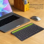 کیبورد بی‌سیم شارژی با استند موبایل و تبلت Multi-Platform - Image 9
