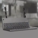 کیبورد بی‌سیم تاشو شارژی هارمونیکا HARMONICA با استند موبایل و تبلت - Image 12