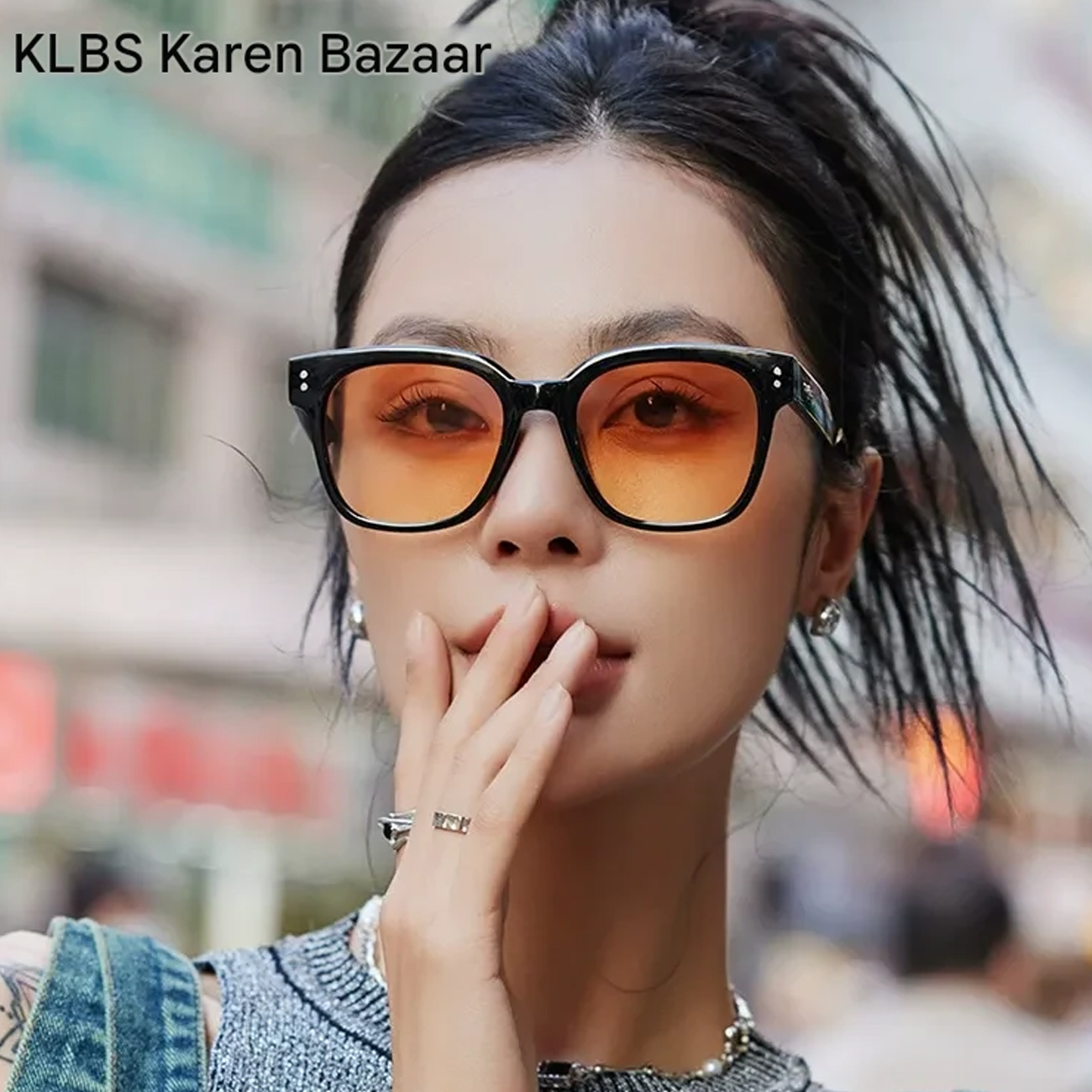 عینک آفتابی زنانه کارن بازار Karen Bazaar مدل TR2250 پلاریزه UV400 عینک آفتابی زنانه کارن بازار Karen Bazaar مدل TR2250 پلاریزه UV400 - Image 1