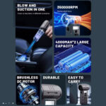 جت فن و جارو شارژی ویولنت Violent مدل F028 - Image 14