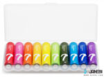 باتری نیم قلمی رنگین کمانی شیائومی Xiaomi Rainbow AAA Battery Pack Of 10