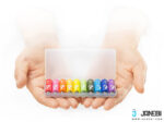 باتری نیم قلمی رنگین کمانی شیائومی Xiaomi Rainbow AAA Battery Pack Of 10 - تصویر 6