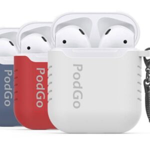 کاور سیلیکونی ایرپاد آها استایل AhaStyle PodGo Silicone Keychain Case Apple AirPods