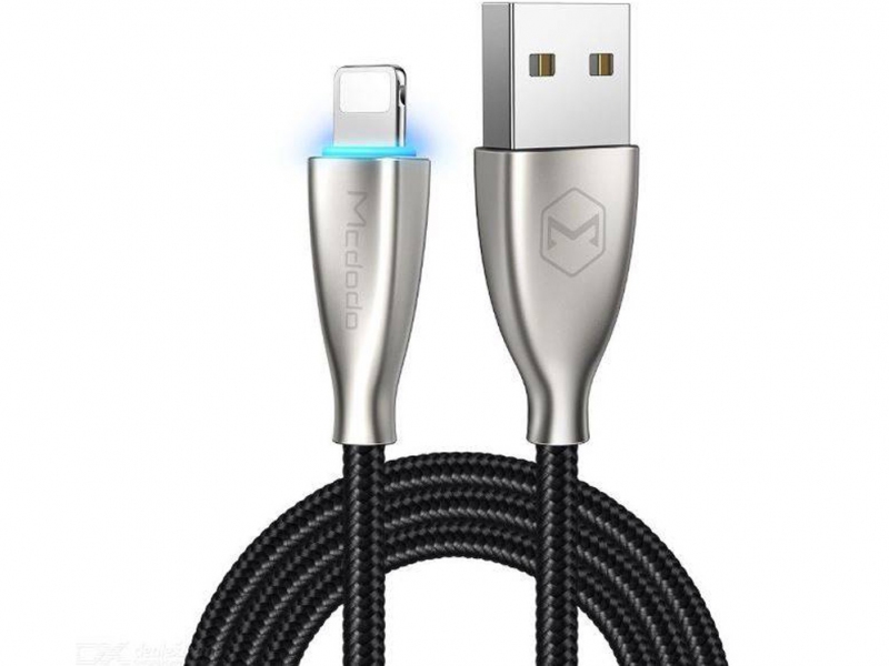 کابل شارژ و انتقال داده لایتنینگ مک دودو Mcdodo CA-570 Lightning Data Cable 1.2M کابل شارژ و انتقال داده لایتنینگ مک دودو Mcdodo CA-570 Lightning Data Cable 1.2M - Image 1